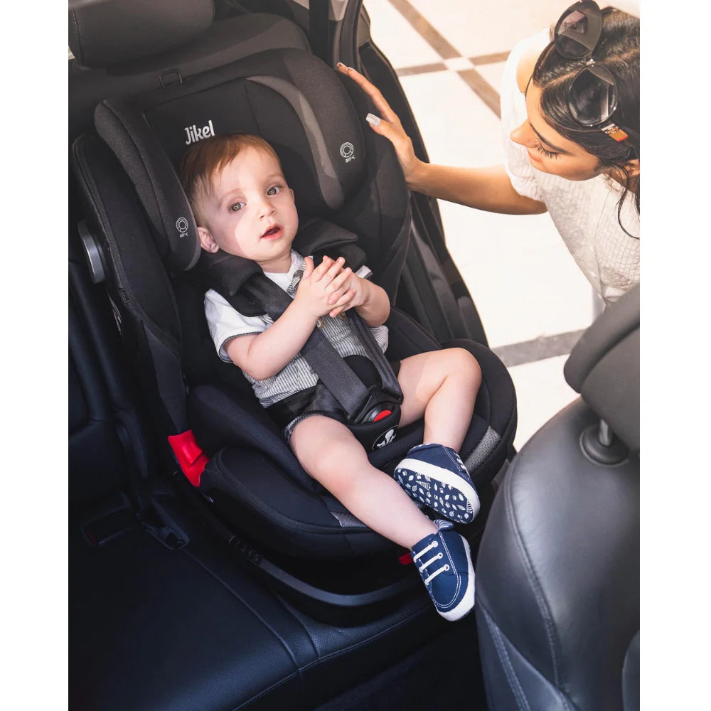 Jikel - Saturn Zip 360 Rotating IsoFix Car Seat - Black